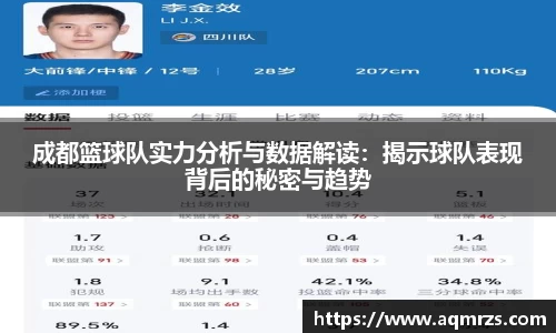 成都篮球队实力分析与数据解读：揭示球队表现背后的秘密与趋势